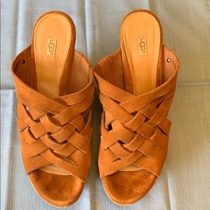 Ugg Wedge Sandals Size 8